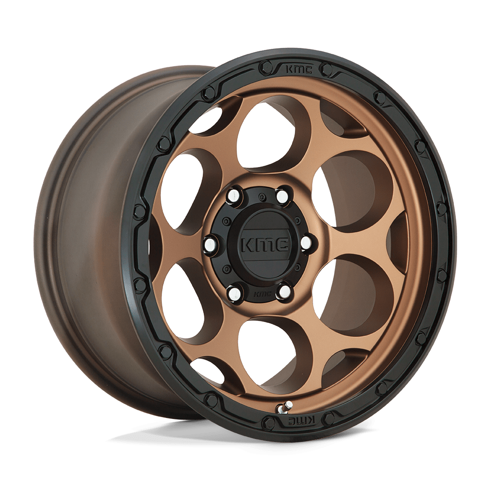 KMC KM541 DIRTY HARRY MATTE BRONZE W/ BLACK LIP 17X8.5 6x139.7 et0 106.1