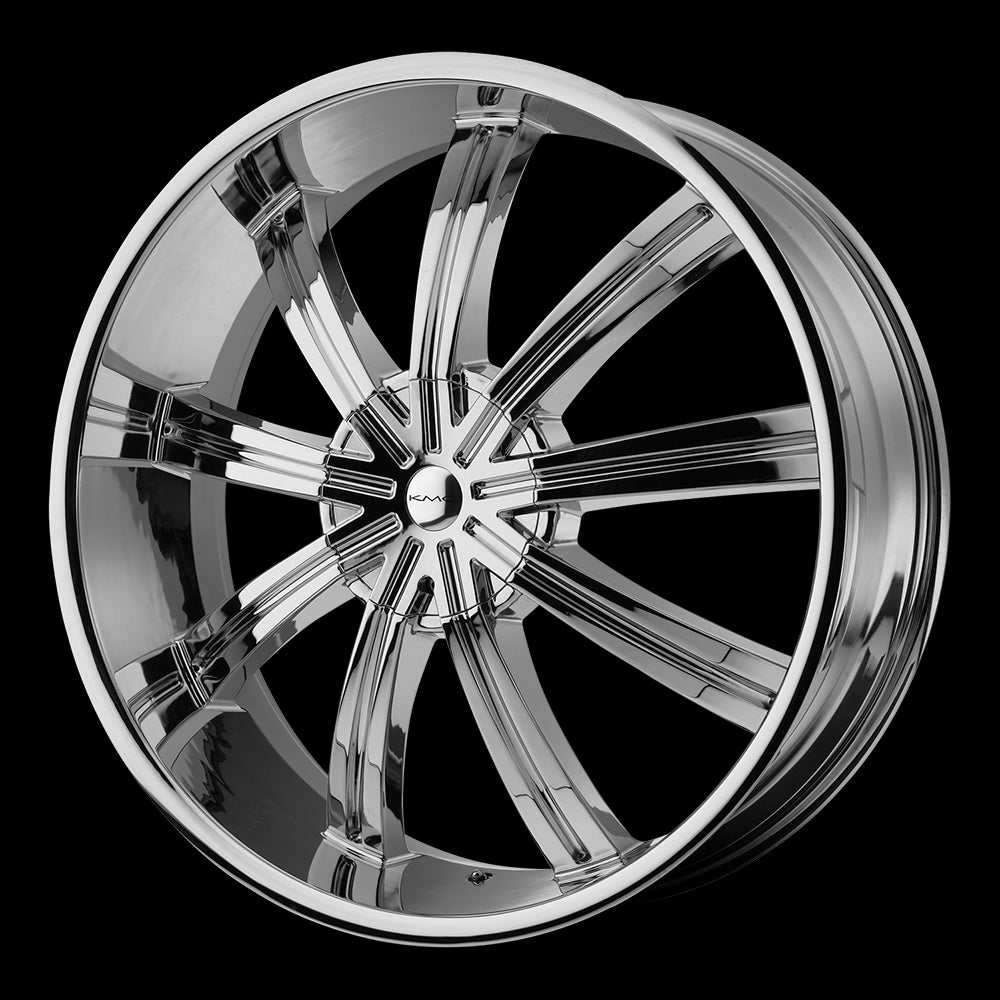 KMC KM672 WIDOW CHROME 20X8.5 5x115/5x120 et15 74.1