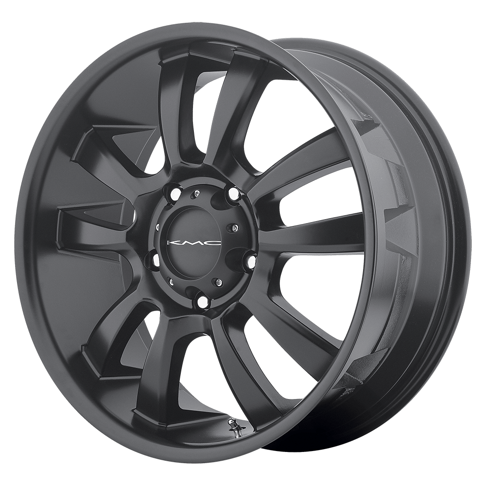 KMC KM673 SKITCH SATIN BLACK 24X9.5 6x139.7 et30 100.3