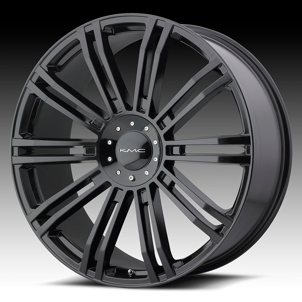 KMC KM677 D2 BLACK 19X8.5 5x112/5x114.3 et45 72.56