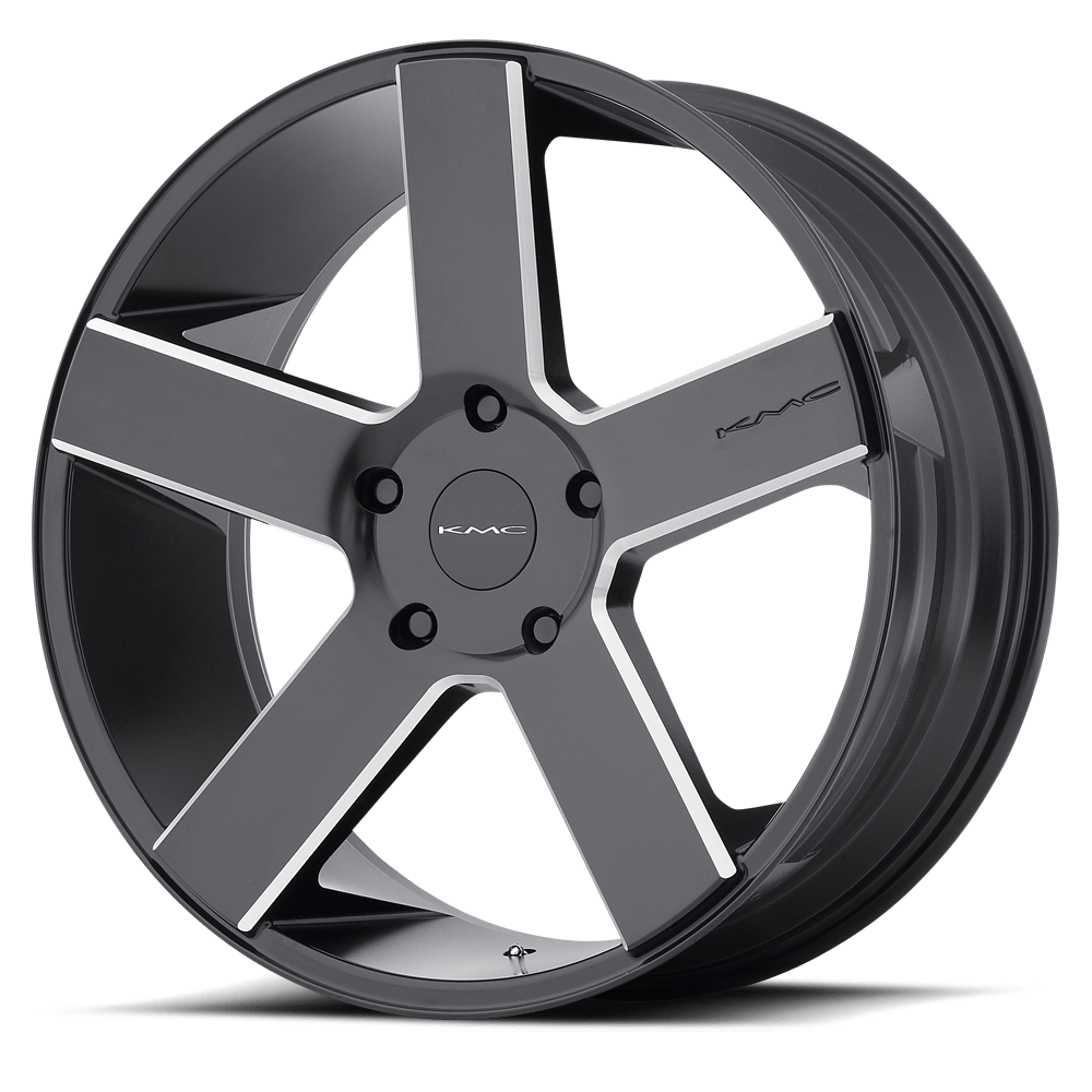 KMC KM690 MC 5 SATIN BLACK W/ MILLING 26X9.5 BLANK et30 72.56