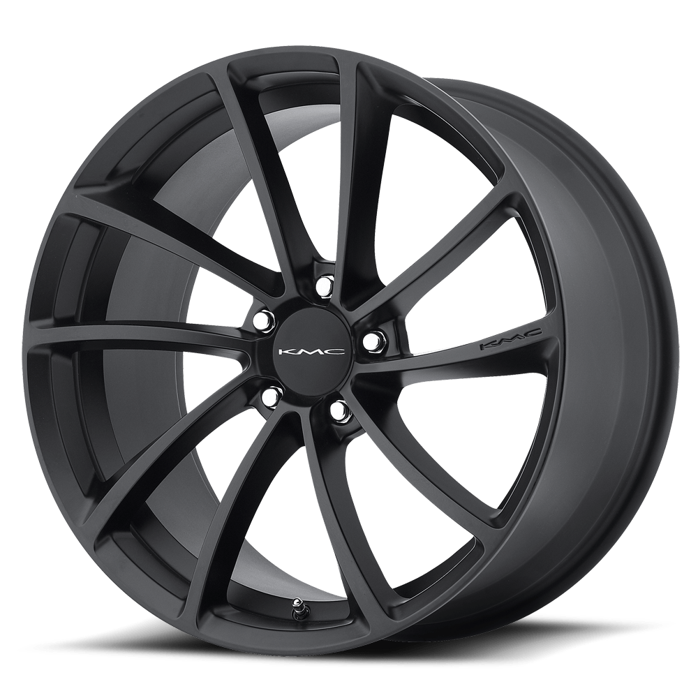 KMC KM691 SPIN SATIN BLACK 19X9.5 5x120 et35 74.1