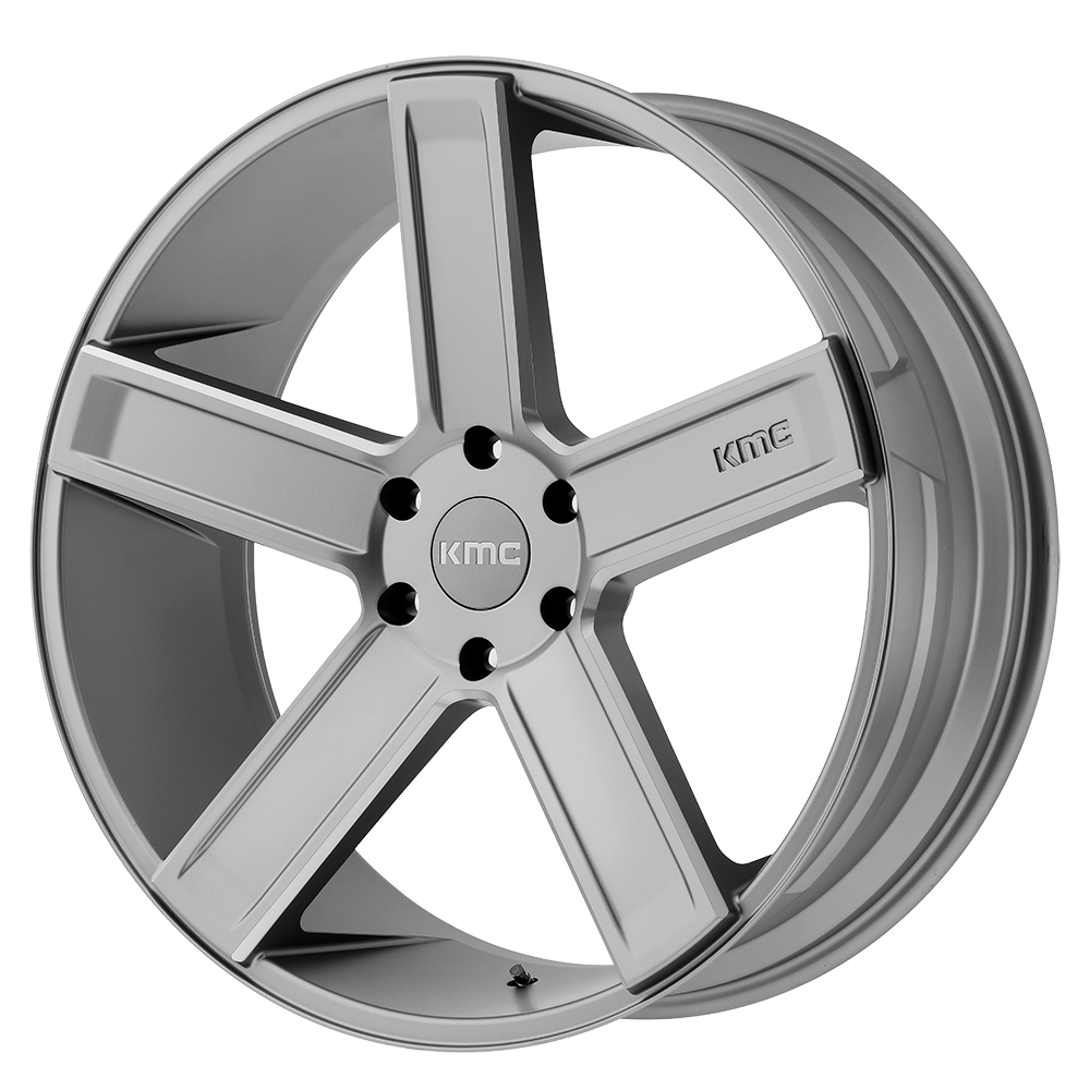 KMC KM702 DUECE SATIN GRAY MILLED 20X8.5 6x139.7 et15 106.1