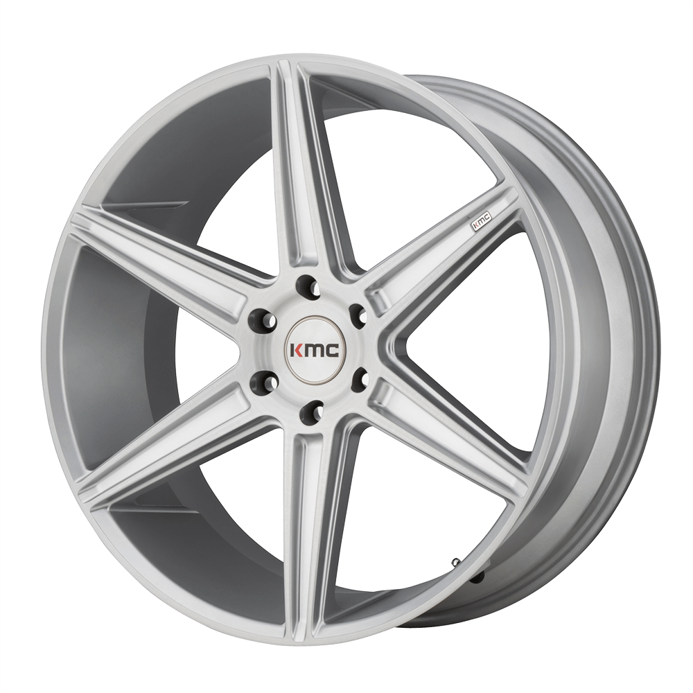 KMC KM712 PRISM TRUCK BRUSHED SILVER 20X9 6x139.7 et30 100.3