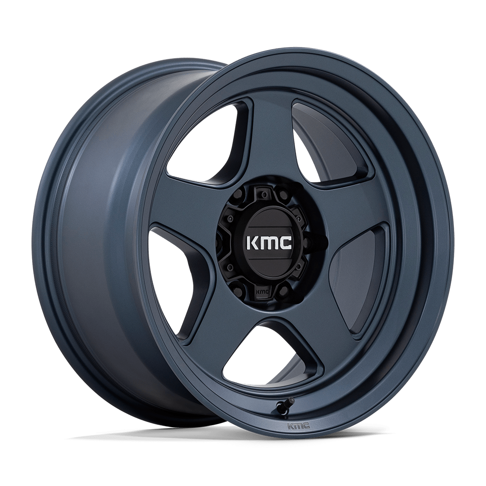 KMC KM728 LOBO METALLIC BLUE 17X8.5 6x139.7 et-10 106.1