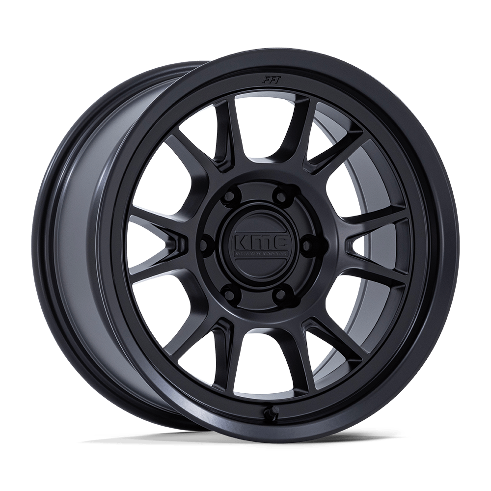 KMC KM729 RANGE MATTE BLACK 17X8.5 5x150 et-10 110.1