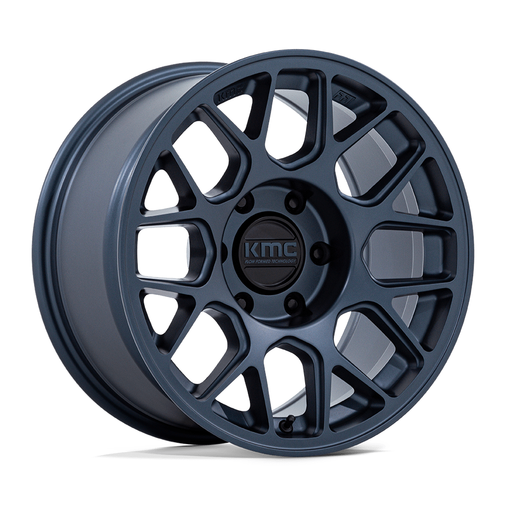 KMC KM730 HATCHET METALLIC BLUE 17X8.5 5x127 et25 71.5