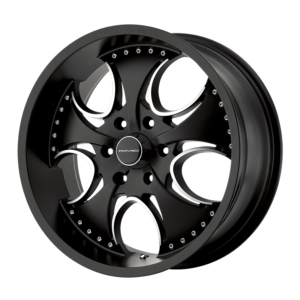 KMC KM755 VENOM MATTE BLACK 24X9.5 5x120.65 et12 72.56