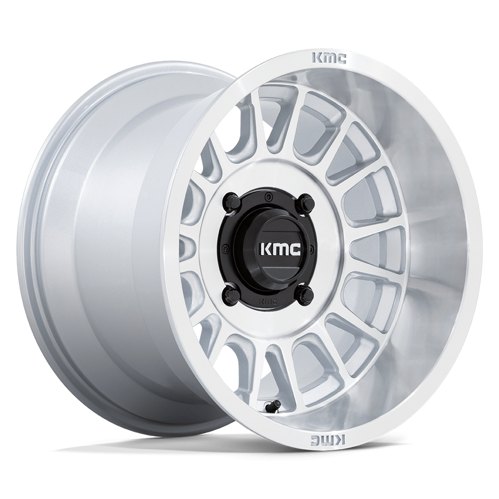 KMC Powersports KS138 IMPACT UTV SILVER W/ MACHINED FACE 15X10 4x137 et0 96