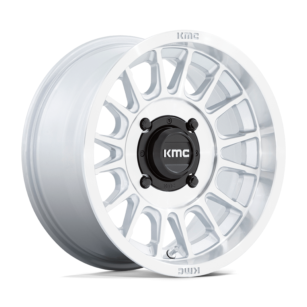 KMC Powersports KS138 IMPACT UTV SILVER W/ MACHINED FACE 15X7 4x137 et10 96