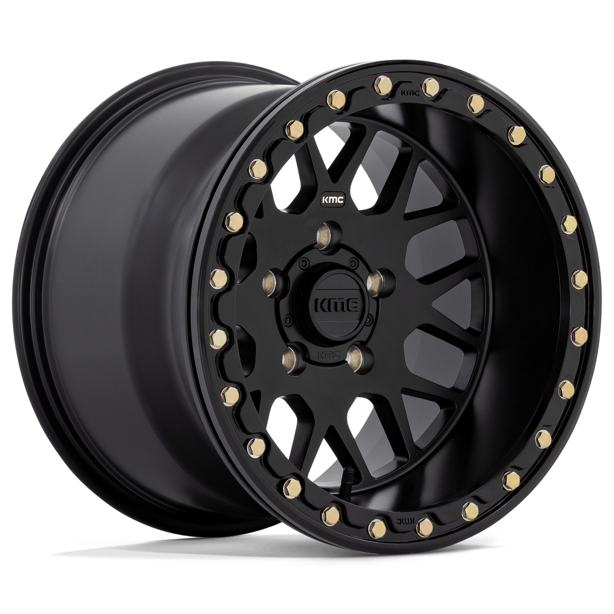 KMC Powersports KS235 GRENADE BEADLOCK SATIN BLACK 15X10 4x156 et0 132