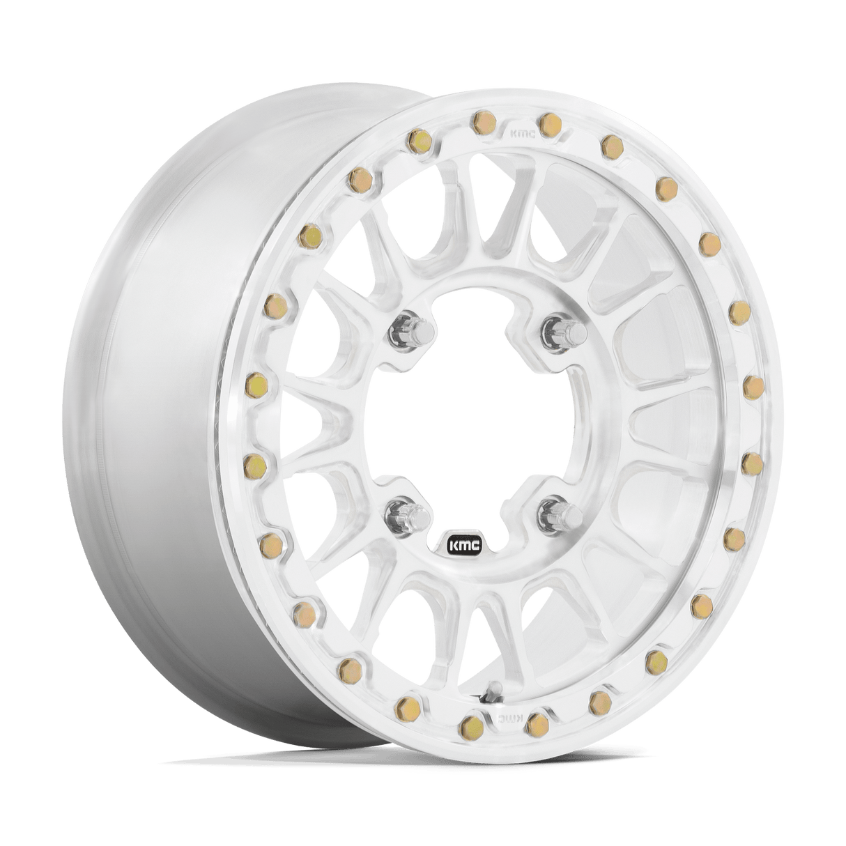 KMC Powersports KS436 IMPACT FORGED BEADLOCK RAW MACHINED FORGED 15X6 4x137 et38 96