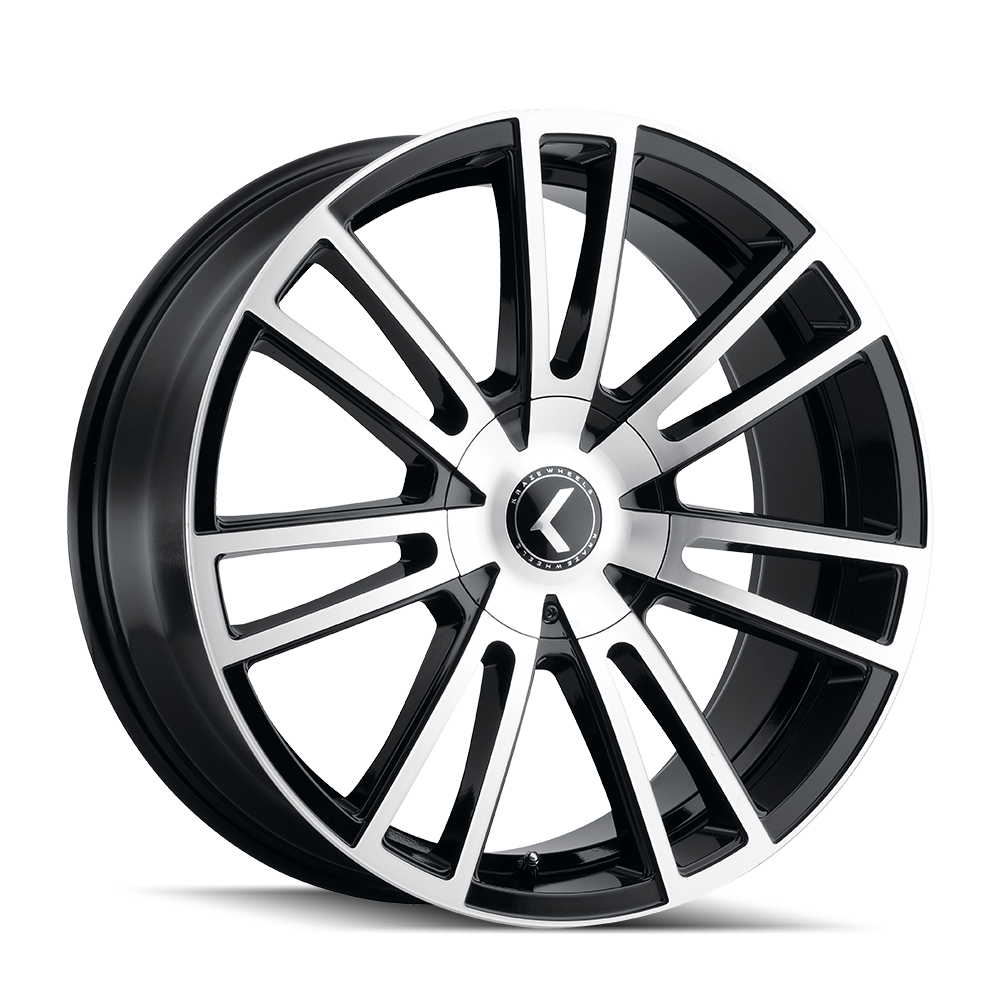 KRAZE SPECTRA GLOSS BLACK MACHINED 18x8.0 5x115/5x120 et40 74.1