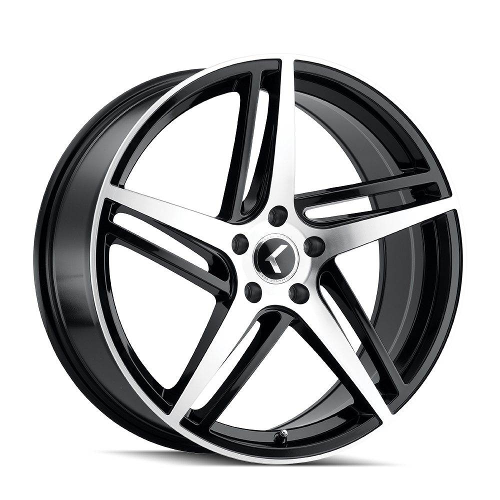 KRAZE MILANO GLOSS BLACK MACHINED 20x8.5 5x115 et38 72.62