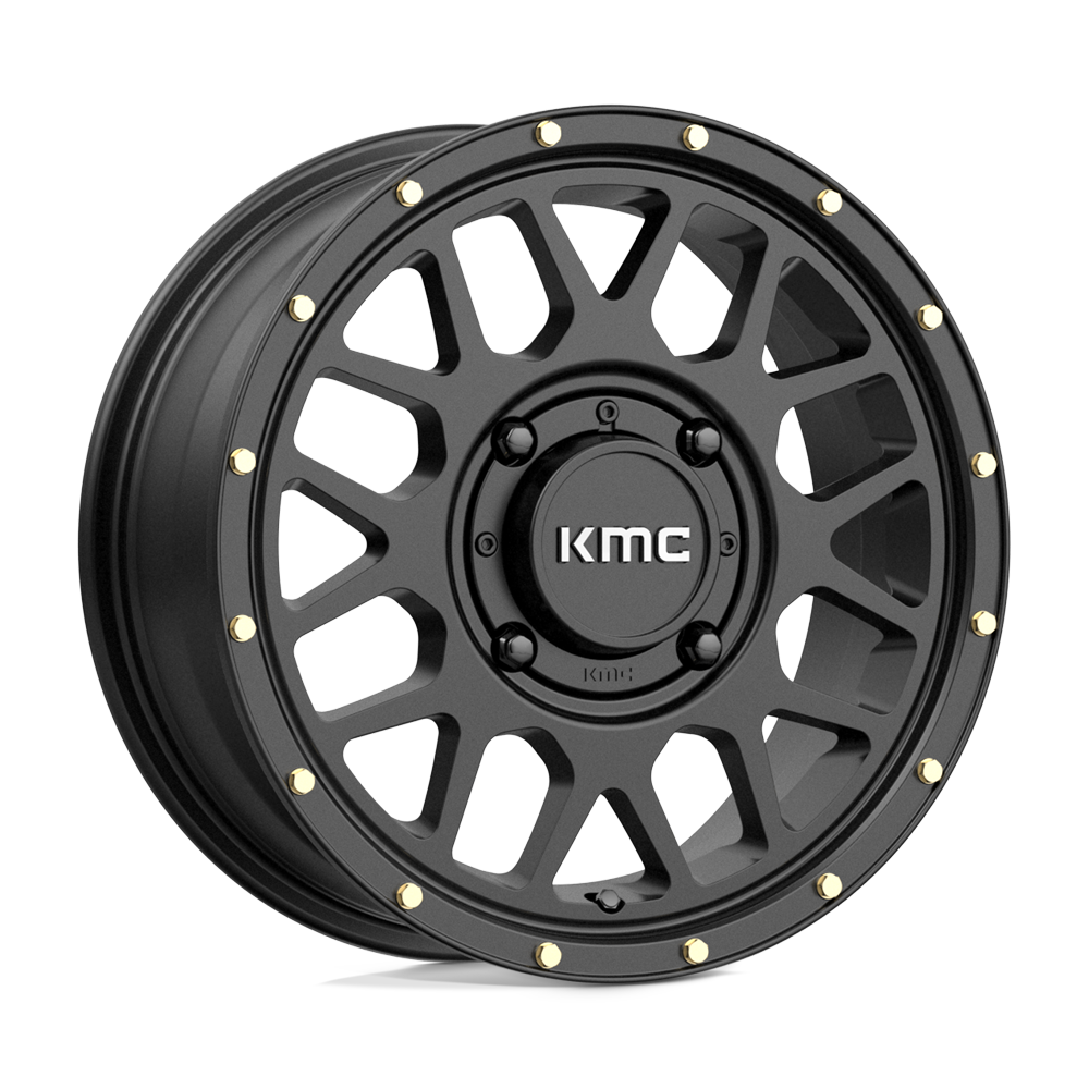 KMC Powersports KS135 GRENADE SATIN BLACK 15X6 4x137 et38 112.1