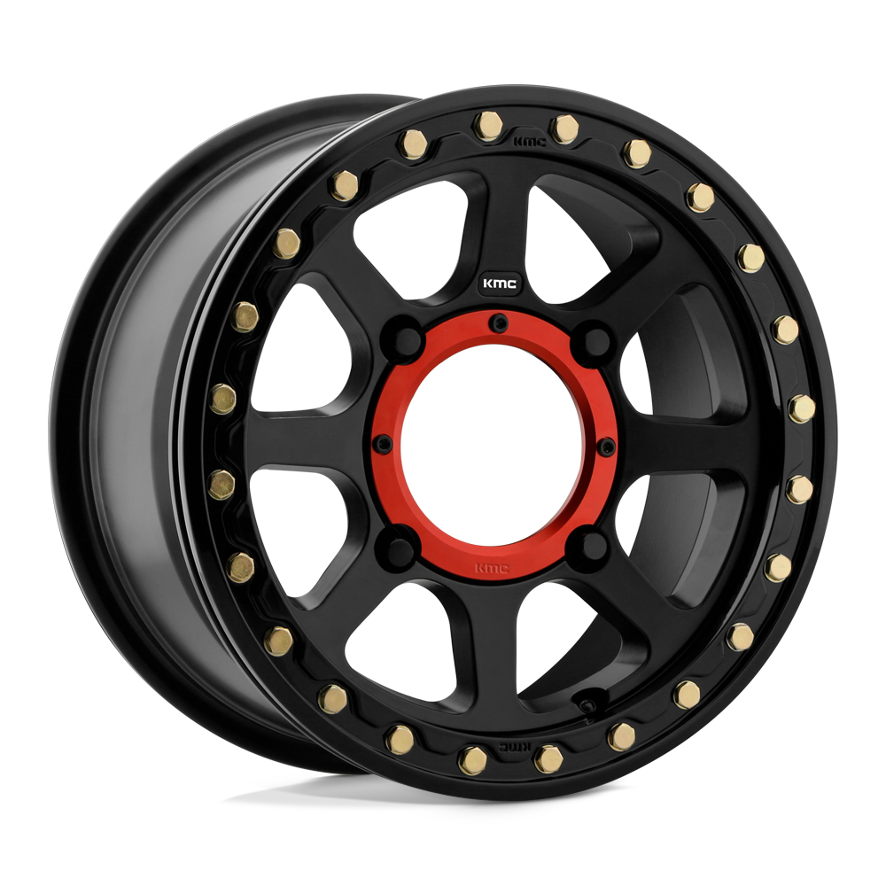 KMC Powersports KS234 ADDICT 2 BEADLOCK SATIN BLACK 15X6 4x156 et38 132