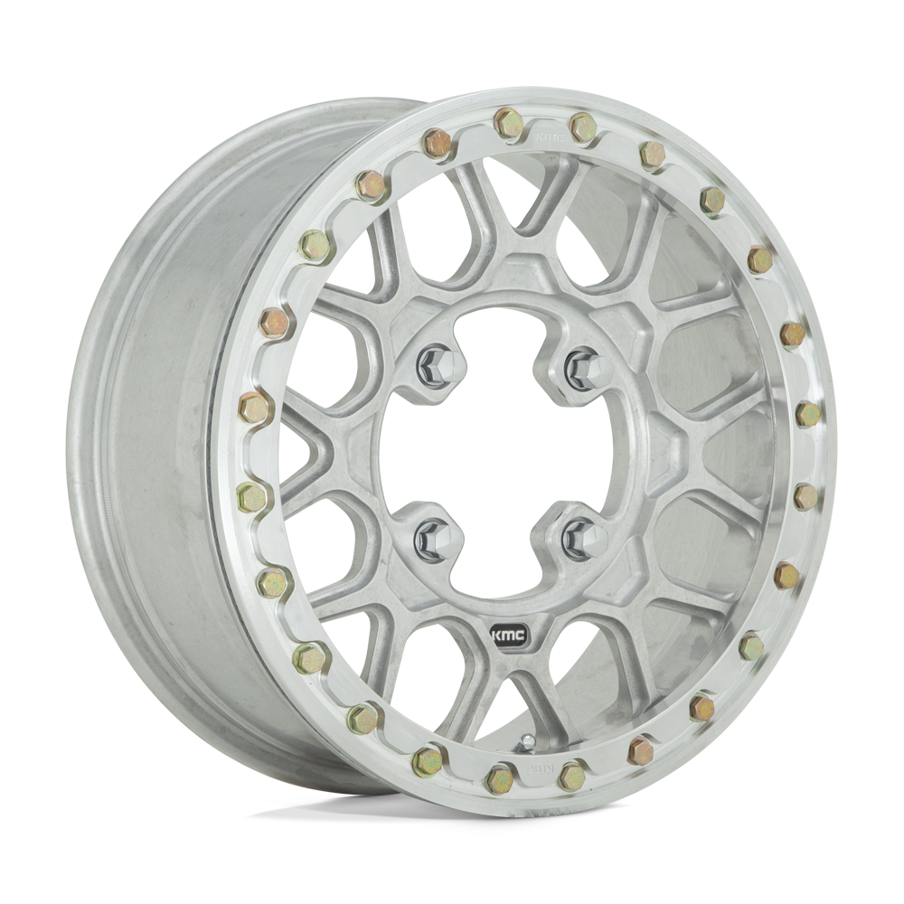 KMC Powersports KS435 GRENADE BEADLOCK FORGED RAW MACHINED FORGED 15X6 4x156 et38 119.1