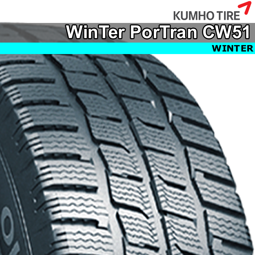 Kumho WinTer PorTran CW11 (Studdable) 225/65R16 107T XL
