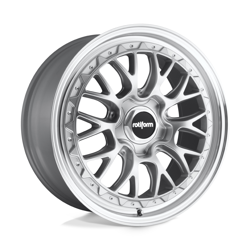 Rotiform R155 LSR GLOSS SILVER MACHINED 19X10 5x112 et35 66.56