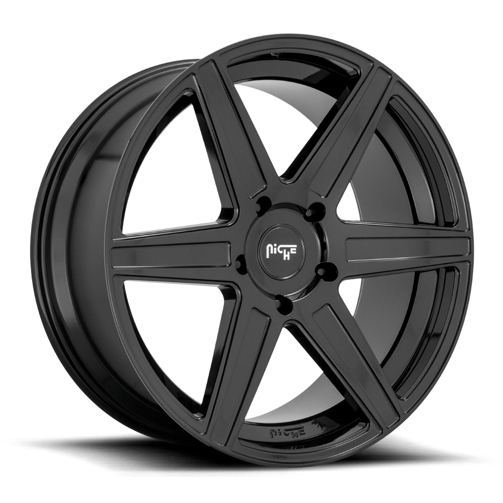 Niche 1PC M237 CARINA GLOSS BLACK 24X10 5x139.7 et25 78.1