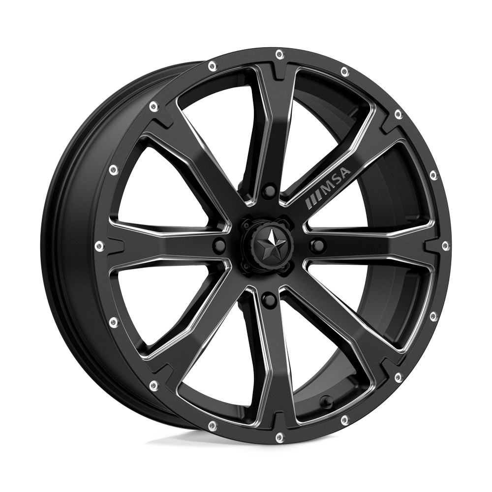MSA Offroad Wheels M42 BOUNTY SATIN BLACK MILLED 18X7 4x156 et10 132