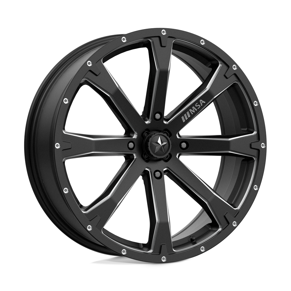 MSA Offroad Wheels M42 BOUNTY SATIN BLACK MILLED 20X7 4x137 et10 112.1
