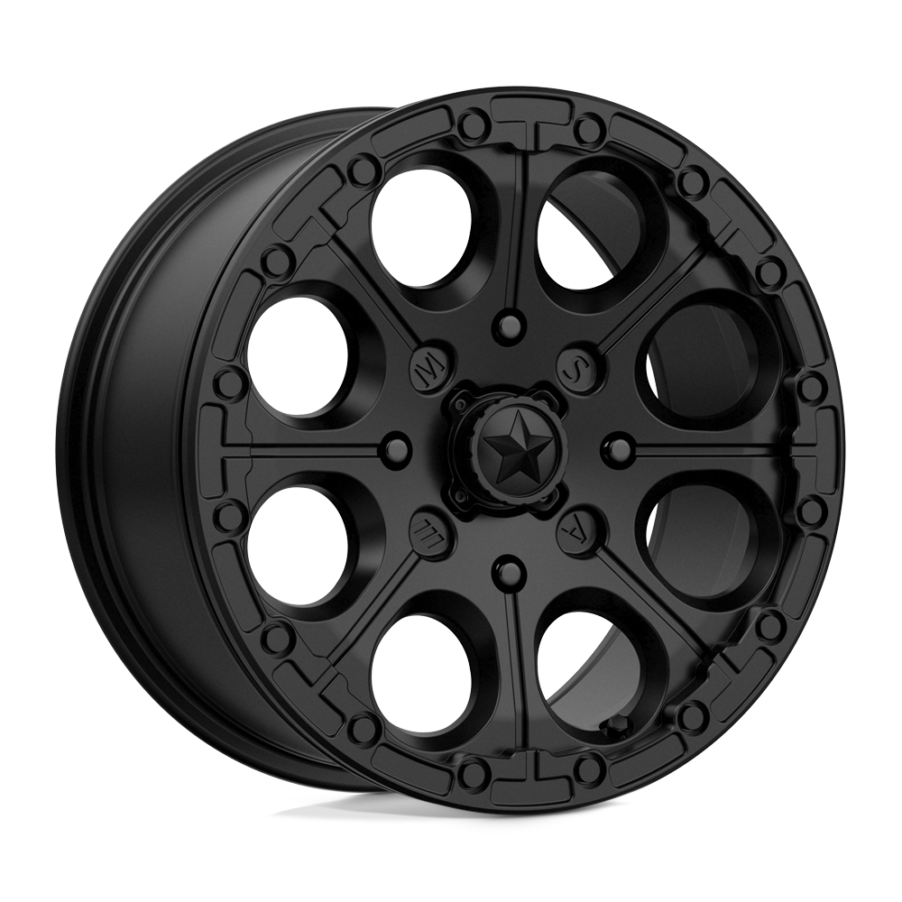 MSA Offroad Wheels M44 CANNON BEADLOCK SATIN BLACK 15X7 4x110 et25 86