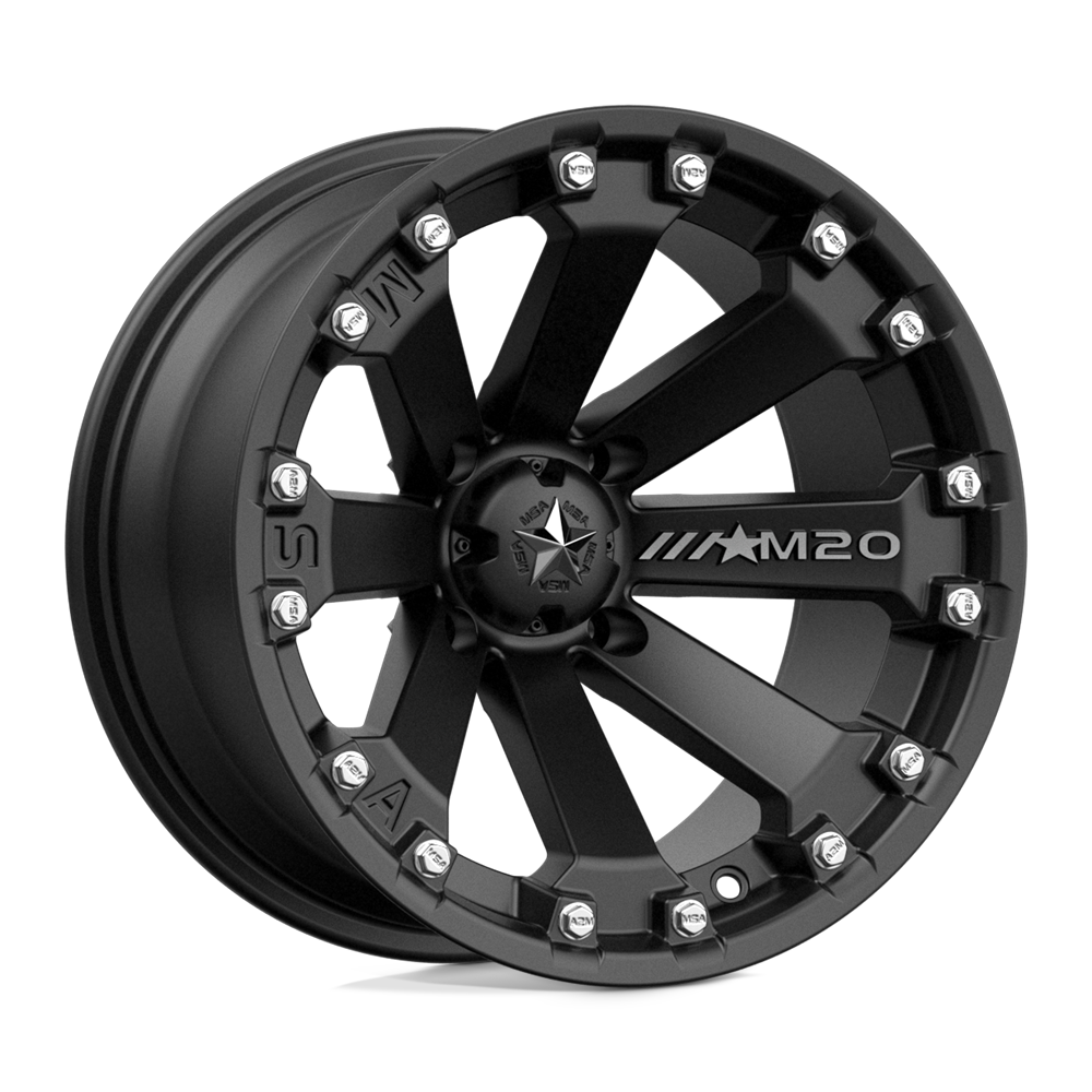 MSA Offroad Wheels M20 KORE MATTE BLACK 14X7 4x110 et-52 86
