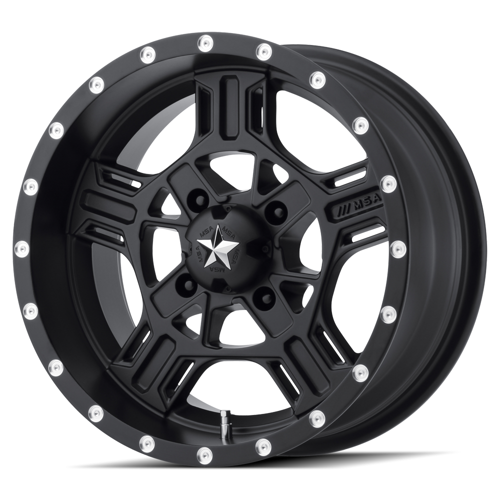 MSA Offroad Wheels M32 AXE SATIN BLACK 20X7 4x137 et0 112.1