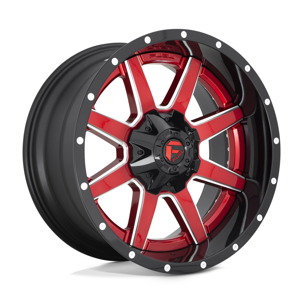 Fuel 2PC D250 MAVERICK GLOSS RED 22X12 6x135/6x139.7 et-44 106.1