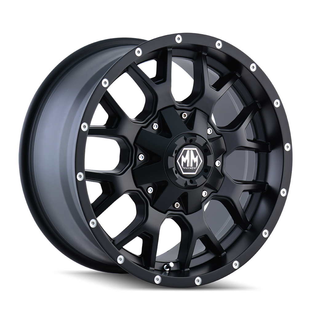 MAYHEM 8015 MATTE BLACK 20x9.0 5x127/5x139.7 et0 87