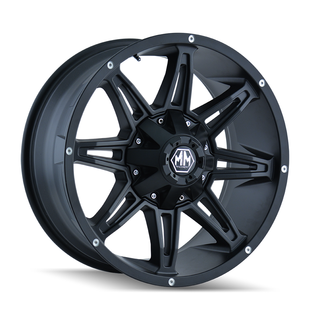 MAYHEM RAMPAGE  MATTE BLACK 20x9.0 8x170 et0 130.8