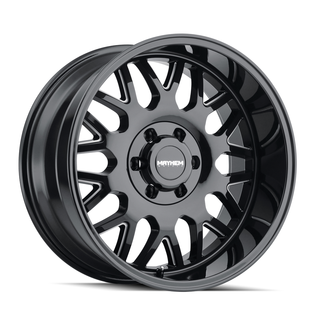 MAYHEM TRIPWIRE GLOSS BLACK MILLED 20x9.0 6x139.7 et0 106