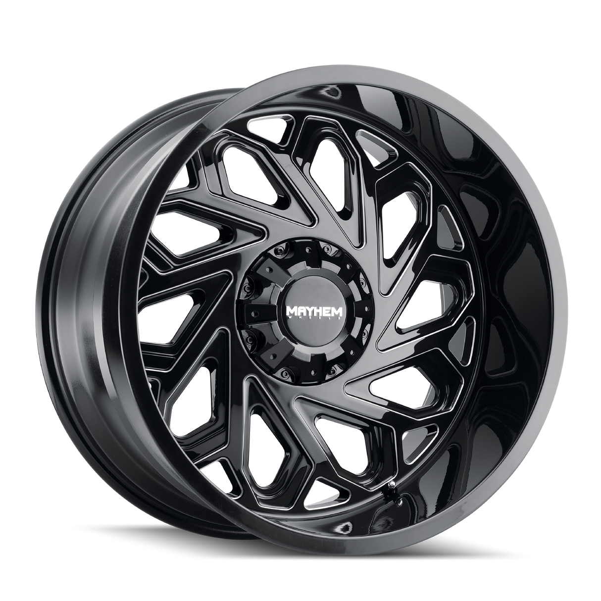MAYHEM ESSEX GLOSS BLACK MILLED 20x9.0 5x127/5x139.7 et18 87.1
