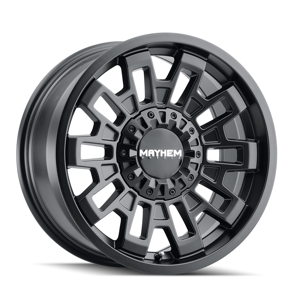 MAYHEM CORTEX MATTE BLACK 20x10.0 8x165.1 et-19 125.2