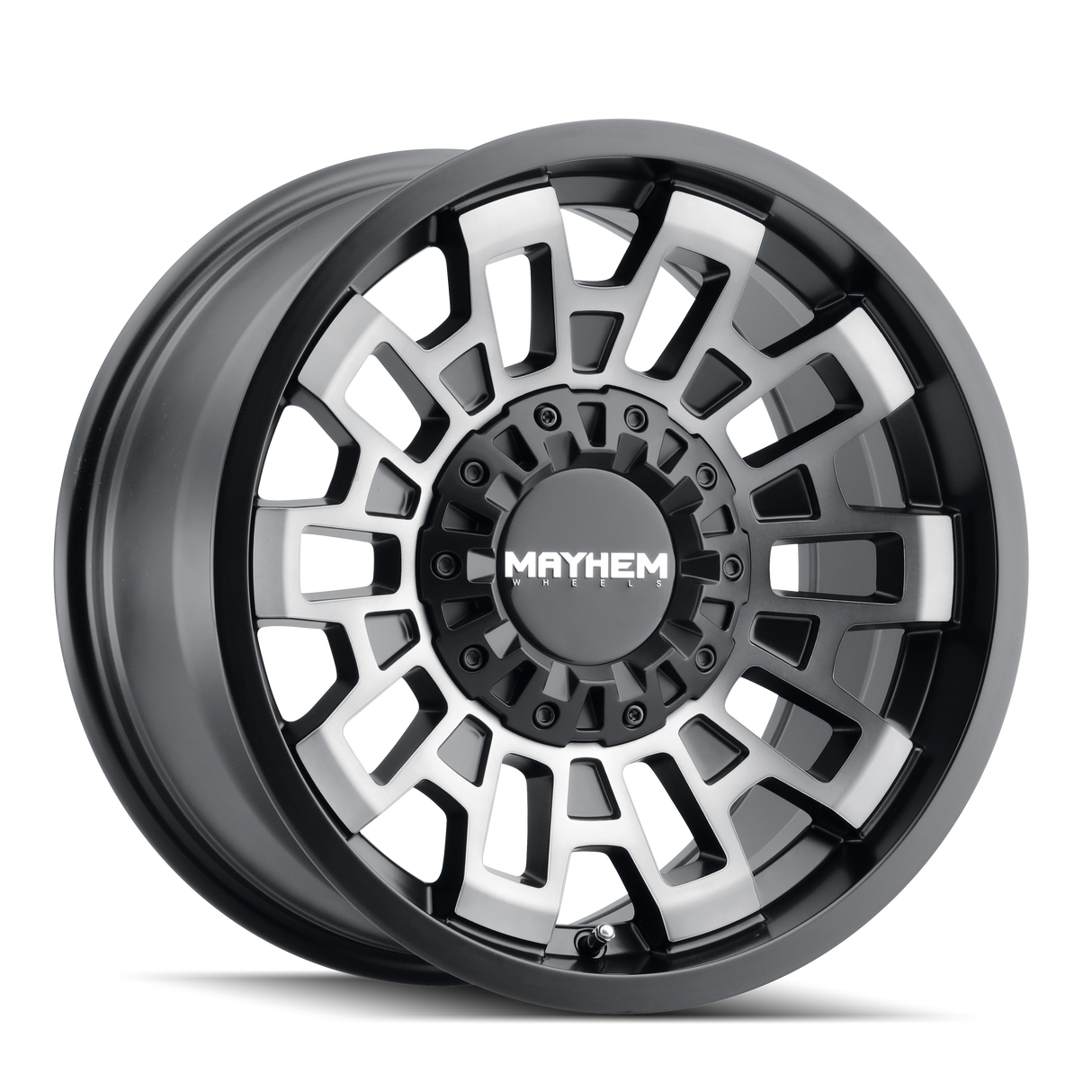 MAYHEM CORTEX MATTE BLACK MACHINED 17x9.0 5x127/5x139.7 et-12 87.1
