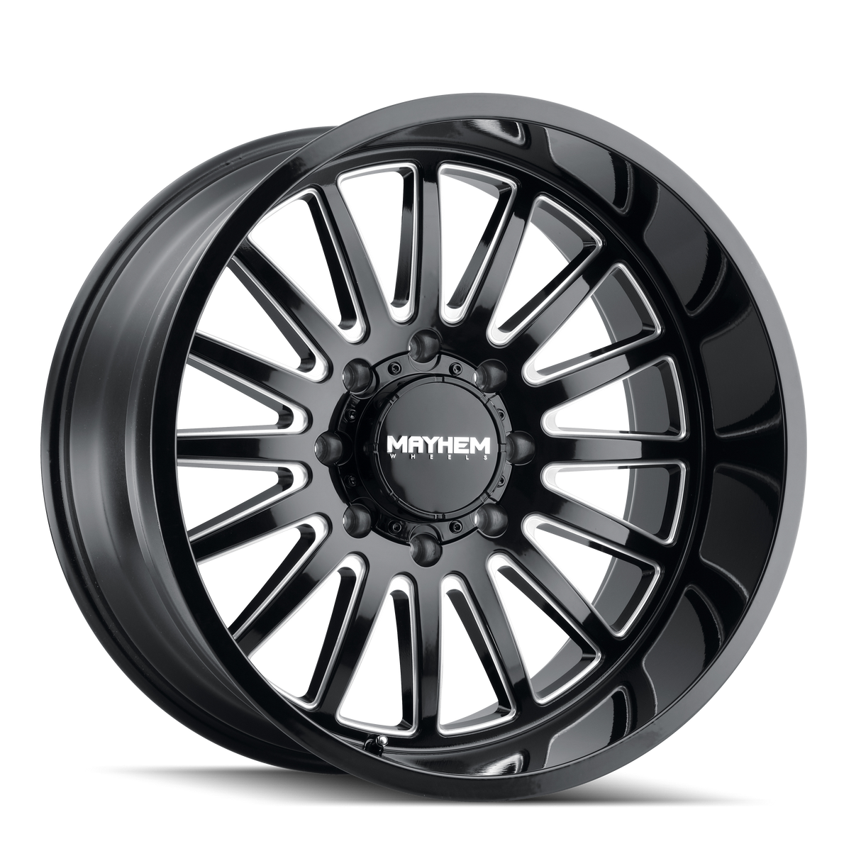 MAYHEM UTOPIA GLOSS BLACK MILLED 22x12.0 8x170 et-44 125.2