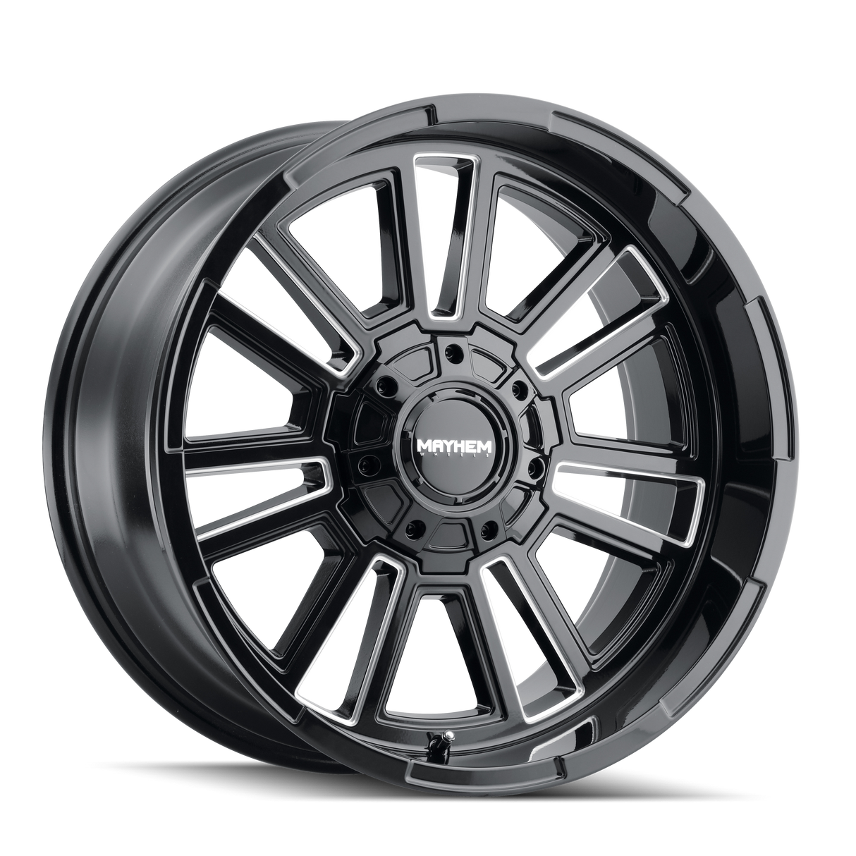 MAYHEM APOLLO GLOSS BLACK MILLED 20x9.0 8x170 et18 125.2