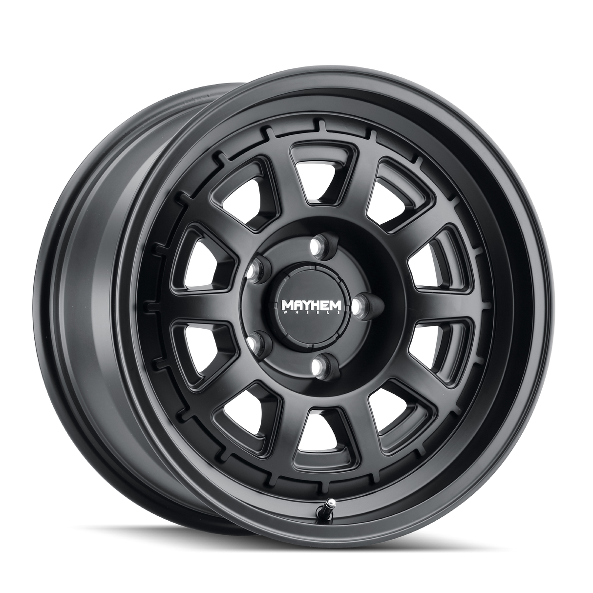 MAYHEM VOYAGER MATTE BLACK 15x7.0 5x114.3 et15 72.6