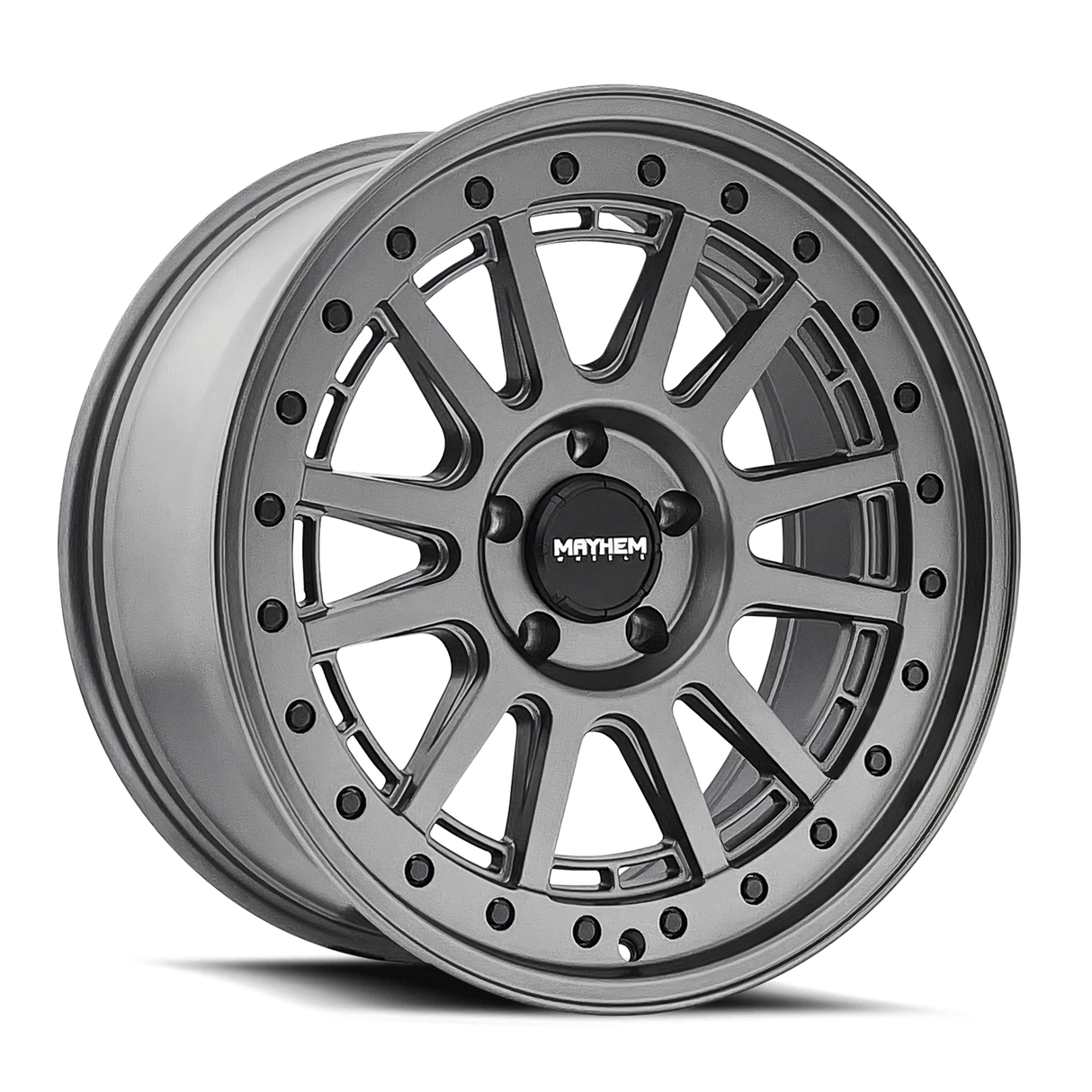 MAYHEM COMPASS MATTE GUNMETAL 18x9.0 8x165.1 et18 125.2