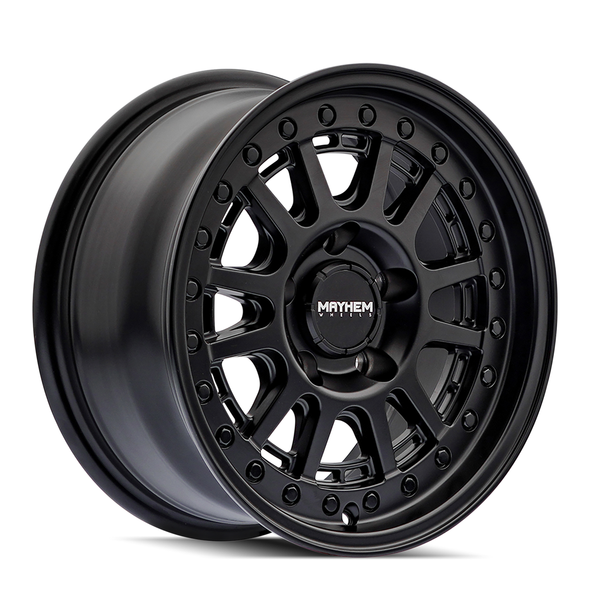 MAYHEM COMPASS MATTE BLACK 18x9.0 8x165.1 et18 125.2