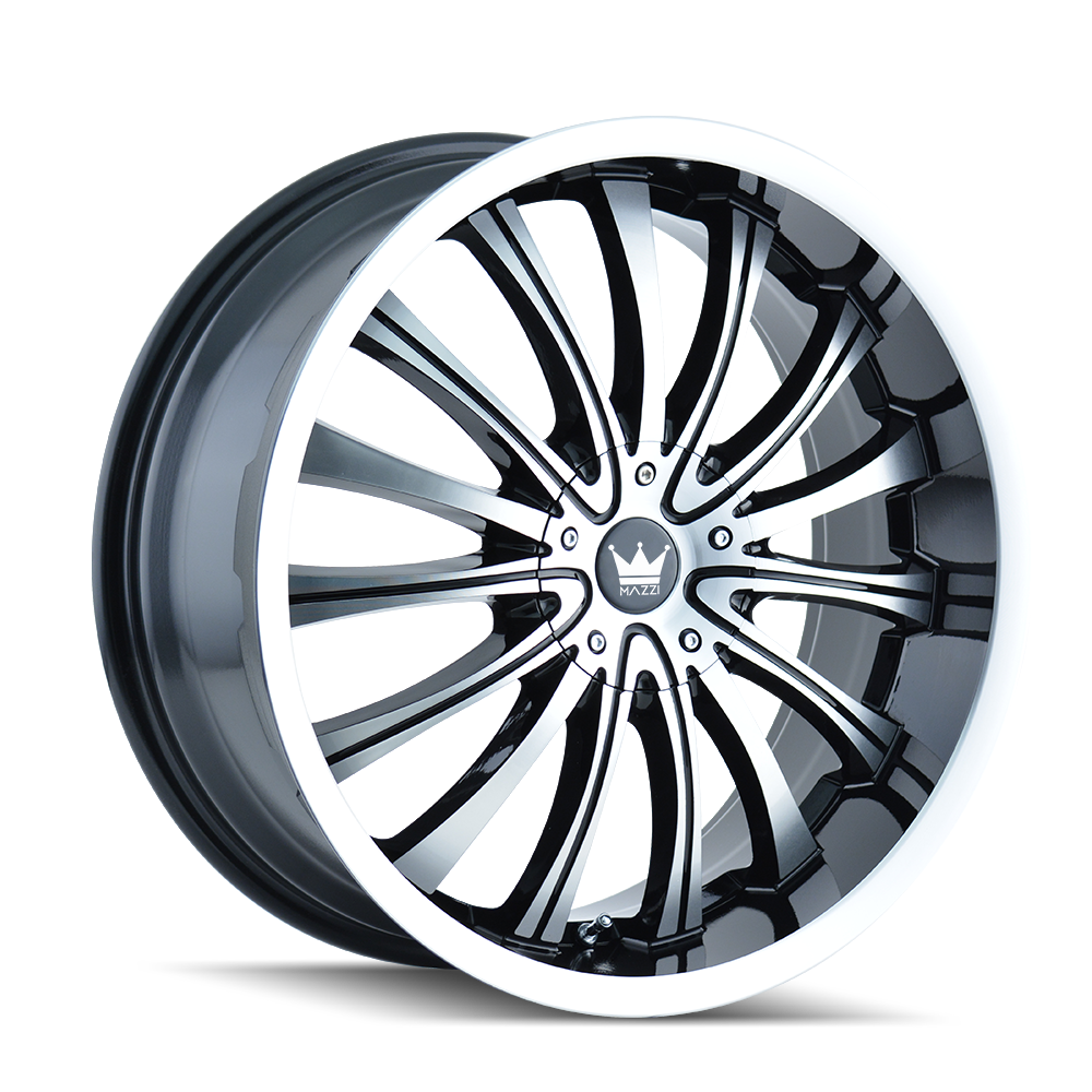 MAZZI HYPE GLOSS BLACK MACHINED 18x7.5 4x100/4x114.3 et40 67.1