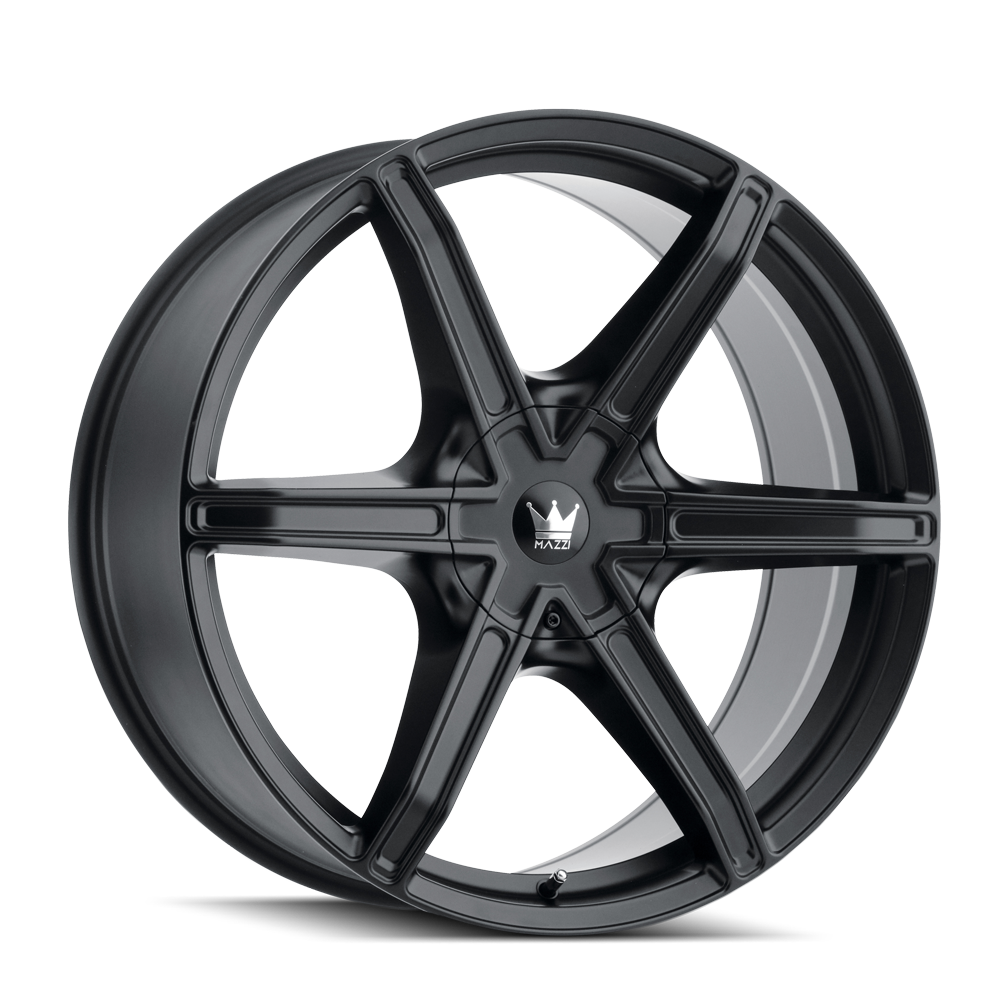 MAZZI STILTS MATTE BLACK 20x8.5 5x110/5x115 et35 72.6