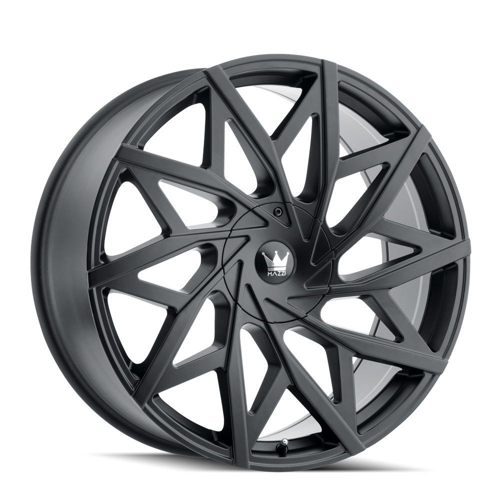 MAZZI BIG EASY MATTE BLACK 18x8.0 5x110/5x115 et35 72.6