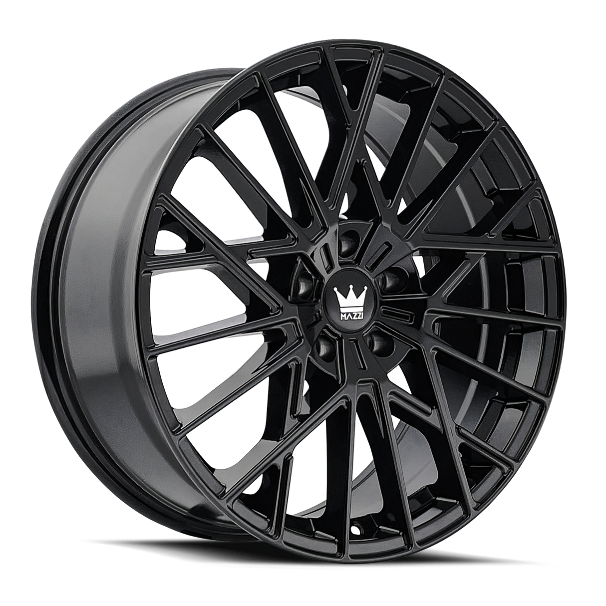 MAZZI JINX GLOSS BLACK 20x8.5 5x112 et38 66.56