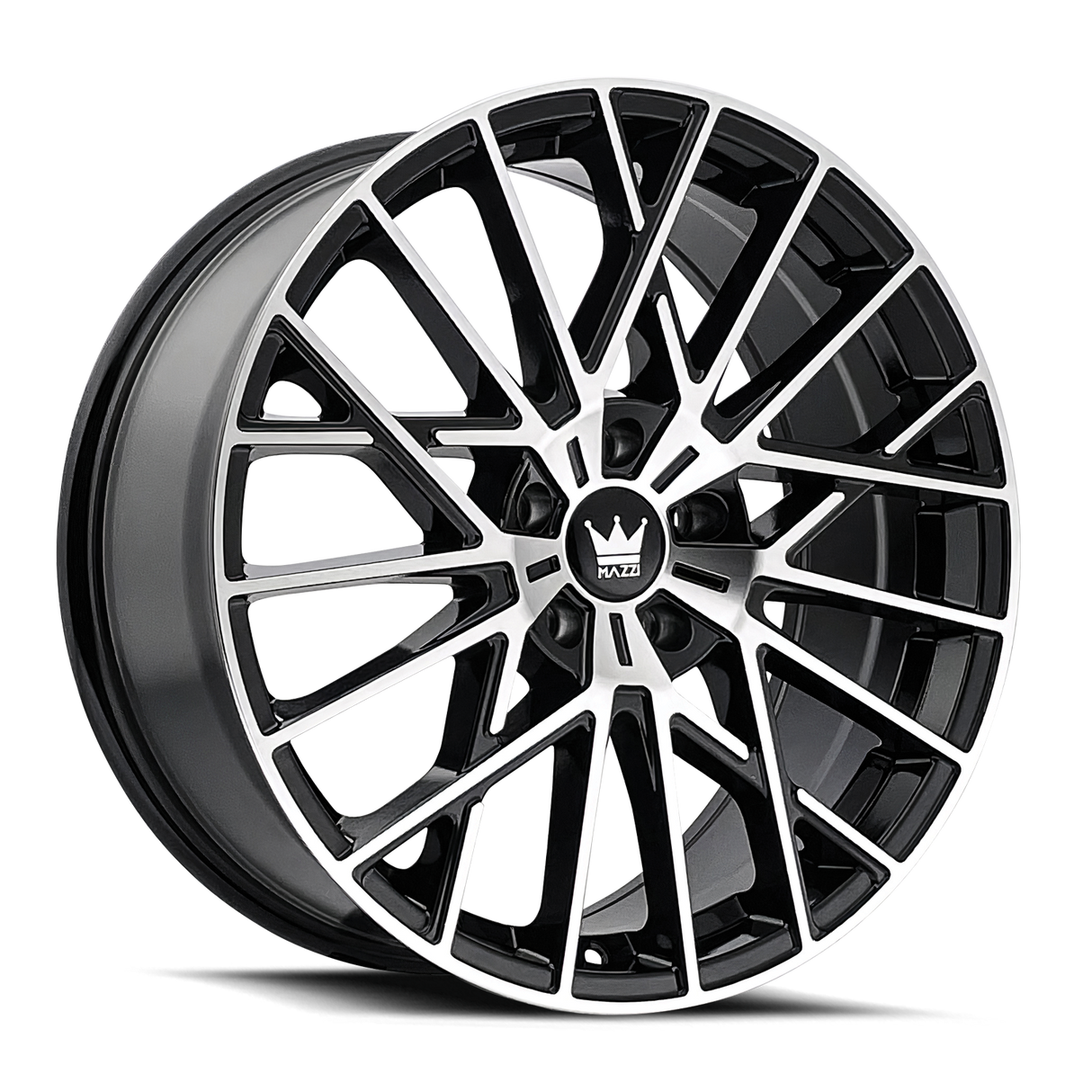 MAZZI JINX GLOSS BLACK MACHINED 20x8.5 5x120 et38 72.56