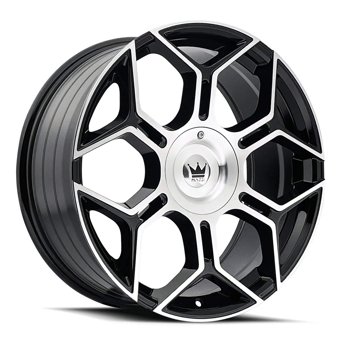 MAZZI LIBRA GLOSS BLACK MACHINED 20x8.5 5x115/5x120 et18 74.1