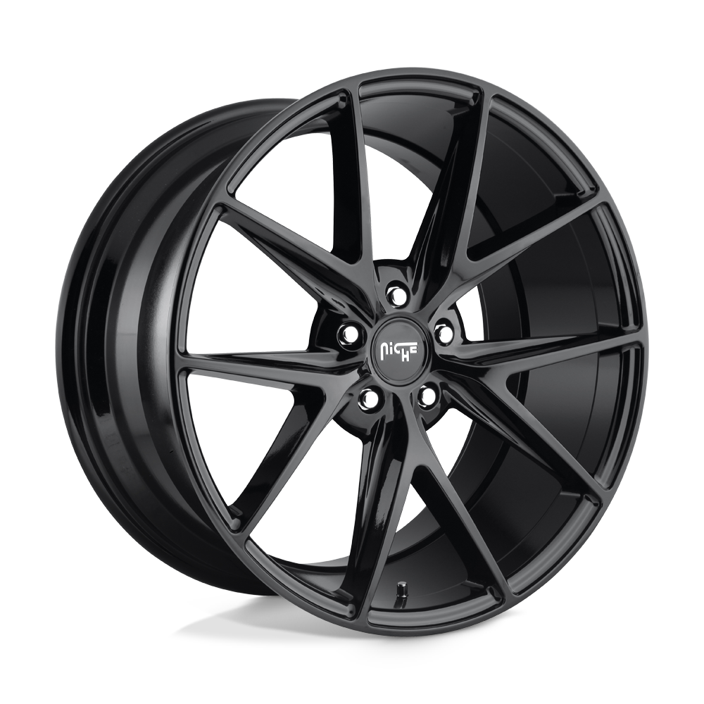 Niche 1PC M119 MISANO GLOSS BLACK 20X10 5x114.3 et40 72.56