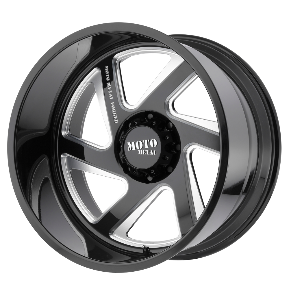 Moto Metal MO400 GLOSS BLACK MILLED 24X14 BLANK et-76 117