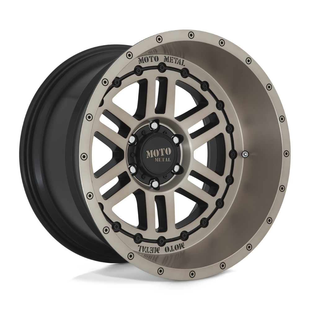 Moto Metal MO800 DEEP SIX SATIN BLACK W/ BRONZE TINT 20X12 8x165.1 et-44 125.1